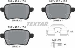 TEXTAR Set placute frana TEXTAR 2581802 (2581802)
