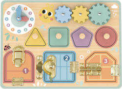 Tooky Toy Tevékenységi tábla Pasztell (TJ473N)