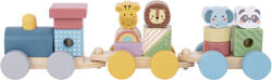 Tooky Toy Fából készült vonat állatok (TJ002)