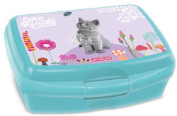 Ars Una Uzsonnás doboz ARS UNA Cute Animals-Kitten műanyag 165x135x60 mm (15.17765)