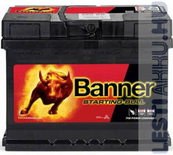 Banner Starting Bull 12V 60Ah 480A right+ (560 60)