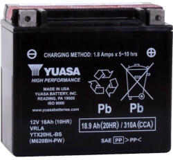 YUASA 18Ah 310A YTX20HL-BS