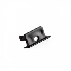 Lumines Végzáró DEEP alumínium profilhoz , lyukas , kerekített , fekete (12-0032-00)