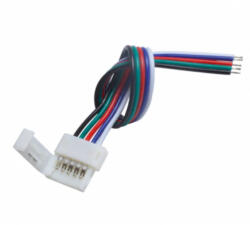 LEDISSIMO Forrasztásmentes betáp 12 mm-es RGBW LED szalaghoz (406099)