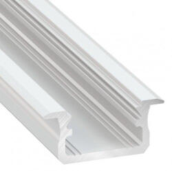 Lumines Alumínium U profil LED szalaghoz , 2 méter/db , fehér, DEEP (10-0021-20)