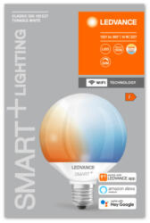 OSRAM LED lámpa , égő , E27 foglalat , G95 , 14W , CCT , dimmelhető , LEDVANCE Smart+ WIFI (4058075609594)