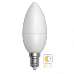 LEDISSIMO CCT LED lámpa , égő , gyertya , E14 , 4 Watt , dimmelhető , állítható fehér színárnyalat , LEDISSIMO (405870)