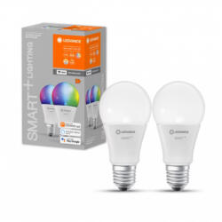 OSRAM LED lámpa , égő , 2 x E27 , 2 x 9W , RGBW , CCT , dimmelhető , LEDVANCE Smart+ WIFI (4058075521438)