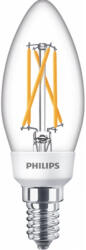 Philips LED lámpa , égő , izzószálas hatás , filament , gyertya , E14 foglalat , 5 Watt , kapcsolóval dimmelhető , Philips , SceneSwitch (philips-929001888855)