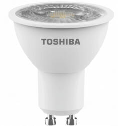Toshiba LED lámpa , égő , szpot , GU10 foglalat , 7 Watt , 36° , hideg fehér , dimmelhető , TOSHIBA , 5 év garancia (DELS-GUC4007T8DE51)
