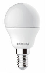 Toshiba LED lámpa , égő , kisgömb , E14 foglalat , 7 Watt , 180° , meleg fehér , TOSHIBA , 5 év garancia (DELS-GF3400714AE21)