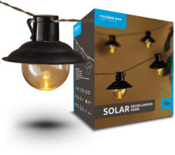 Modee Lighting LED Szolár Napelemes Dekor Lampion 10db 4, 7m DS008 (ML-DS008) - ledvonal
