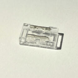 LEDISSIMO Gyorscsatlakozó , 8 mm-es DOTLESS COB LED szalaghoz , 2 pólusos , szalag-szalag toldáshoz , IP20/IP65 , MULTI SNAP (418030)