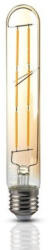 V-TAC LED lámpa , égő , izzószálas hatás , filament , E27 foglalat , T30 , 6 Watt , meleg fehér , borostyán sárga (217143)