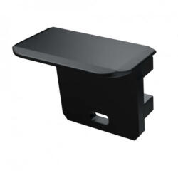 Lumines Végzáró alumínium U profilhoz W, fekete , lyukas (12-0072-00)