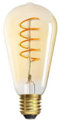 Kanlux LED lámpa , égő , izzószálas hatás , filament , Edison , E27 foglalat , 4 Watt , meleg fehér , 1800K , borostyán sárga , XLED (33517)