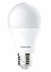 Toshiba LED lámpa , égő , körte , E27 foglalat , 11 Watt , 180° , meleg fehér , dimmelhető , TOSHIBA , 5 év garancia (DELS-BL34011B2DE51)
