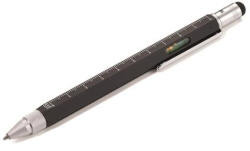 TROIKA Golyóstoll, multifunkciós, érintővel, TROIKA, "Construction", fekete (TROPIP20BK) - onlinepapirbolt