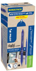 Pilot Rollertoll, 0, 35 mm, törölhető, nyomógombos, PILOT "Frixion Clicker, Bonus Pack", kék + betét (PFBKB) - onlinepapirbolt