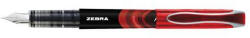 Zebra Töltőtoll, 0, 6 mm, ZEBRA "Fountain pen", piros (TZ19673) - onlinepapirbolt