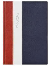 TopTimer Naptár, tervező, B5, heti, TOPTIMER "Fashion", bordó-fehér-kék (NKF011BOFKU) - onlinepapirbolt