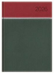 TopTimer Naptár, tervező, A5, napi, TOPTIMER, "Young", bordó-fehér-zöld (NKY021BFZU) - onlinepapirbolt