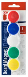 ICO Mágneskorong, 30 mm, 5 db, ICO "JY-30", 5 szín (TICTMJY30) - onlinepapirbolt