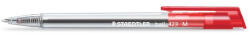 STAEDTLER Golyóstoll, 1 mm, nyomógombos, STAEDTLER "Ball 423 M", piros (TS423M2) - onlinepapirbolt