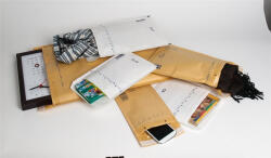 Victoria PAPER Légpárnás tasak, 125x175 mm külméret, 100x165 mm belméret, VICTORIA PAPER, "W1", barna (IBIL21B) - onlinepapirbolt