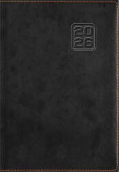 Dayliner Naptár, tervező, A5, napi, DAYLINER "Square", fekete (NSQA5FU) - onlinepapirbolt