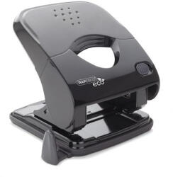 Rapesco Lyukasztó, kétlyukú, 40 lap, könnyített lyukasztás, antibakteriális, RAPESCO "ECO X5", fekete (IR1525) - onlinepapirbolt