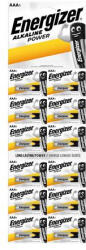 Energizer Elem, AAA mikro, 12 db, egyesével téphető, ENERGIZER "Alkaline Power Kartella (EEAAAK12) - onlinepapirbolt