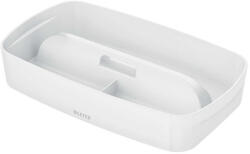 LEITZ Rendszerező tálca, fogantyúval, kicsi, LEITZ "MyBox", fehér (E53230001) - onlinepapirbolt