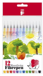 ICO Filctoll készlet, 1 mm, ICO "Süni 300", 12 különböző szín (TIC30012V) - onlinepapirbolt