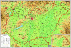 Stiefel Könyökalátét, kétoldalas, STIEFEL "Magyarország domborzata/ Kárpát medence domborzata (VTK01) - onlinepapirbolt