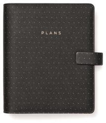 FILOFAX Kalendárium, gyűrűs, betétlapokkal, A5, FILOFAX "Moonlight", fekete (NFX022655) - onlinepapirbolt