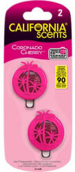 California Scents Autóillatosító, mini diffúzer, 2*3 ml, CALIFORNIA SCENTS "Coronado Cherry (AICSM07)