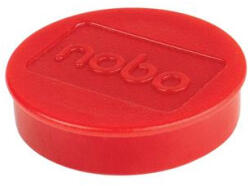 Nobo Mágneskorong, erős, 38 mm, 10 db, NOBO, piros (VN15314) - onlinepapirbolt