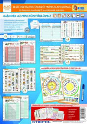 STIEFEL Tanulói munkalap csomag, 5 munkalap, 1 alátét, filc, STIEFEL "I. osztály (VTMCS01U) - onlinepapirbolt