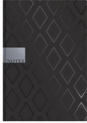 TopTimer Jegyzetfüzet, A5, vonalas, 96 lap, TOPTIMER "Notes", fekete gyémánt (NKN16710) - onlinepapirbolt