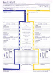 Victoria PAPER Nyomtatvány, baleseti bejelentő, 2 példány, A4, VICTORIA PAPER "KO2404 (NVKO2404) - onlinepapirbolt