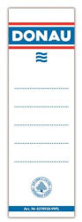 DONAU Cserecímke, iratrendezőhöz, kétoldalas, 48x153 mm, DONAU, fehér (D8370) - onlinepapirbolt