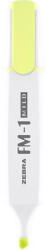 Zebra Szövegkiemelő, 3, 5 mm, ZEBRA "FM-1 Mild", sárga (TZ55510) - onlinepapirbolt