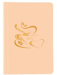 TopTimer Naptár, tervező, A5, heti, TOPTIMER "Pastel", lazac (NKP015LU) - onlinepapirbolt