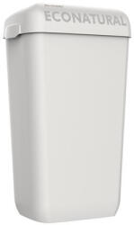 Lucart Hulladékgyűjtő, falra szerelhető, 23 l, 55, 8x34, 5x23 cm, LUCART "EcoNatural Flow", fehér (UBC99) - onlinepapirbolt