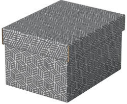 ESSELTE Tárolódoboz, S méret, ESSELTE "Home", szürke (E628281) - onlinepapirbolt