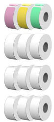 Kodak Címke, 12 tekercs (3 színes 9 fehér), M50 nyomtatóhoz, KODAK (KODCM50T) - onlinepapirbolt