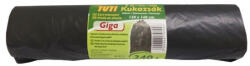 TUTI Nagykukazsák, 240 l, 5 db, 120x140 cm, 40 , TUTI "Giga", fekete (KHT970) - onlinepapirbolt