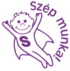 COLOP Bélyegző, motivációs, Szép munka! , COLOP "N43-kék", lila (IC18034301) - onlinepapirbolt