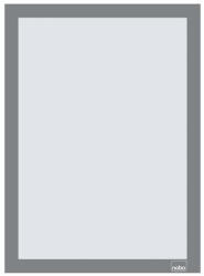 Nobo Posztertábla, fali, A4 méret, műanyag keret, 2 db, NOBO, ezüst (VN5696) - onlinepapirbolt